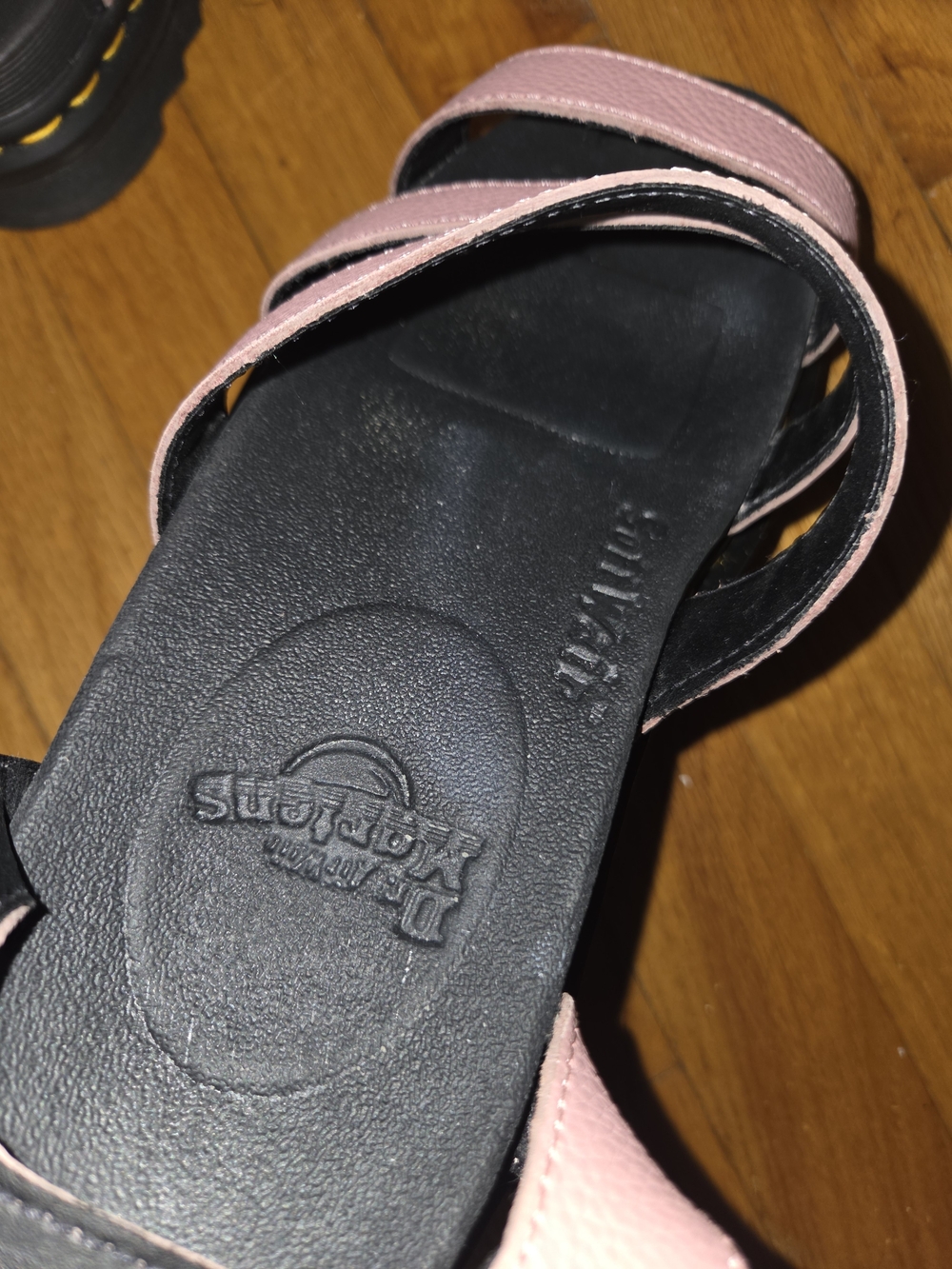 Dr. Martens Blaire Pink Leather Platform Sandals Women / Ladies Size 9 - Picture 12 of 14